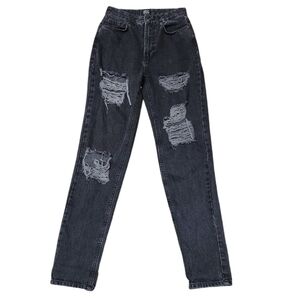 BDG Urban Outfitters Mom Vintage Feel High Rise Distressed Jeans 25